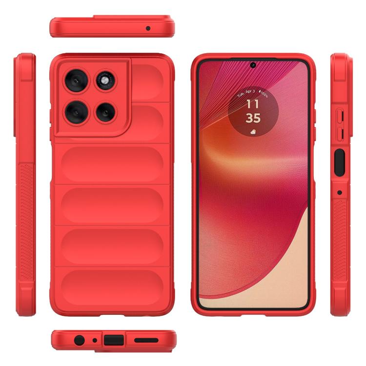 For Motorola Moto G56 5G Magic Shield TPU + Flannel Phone Case