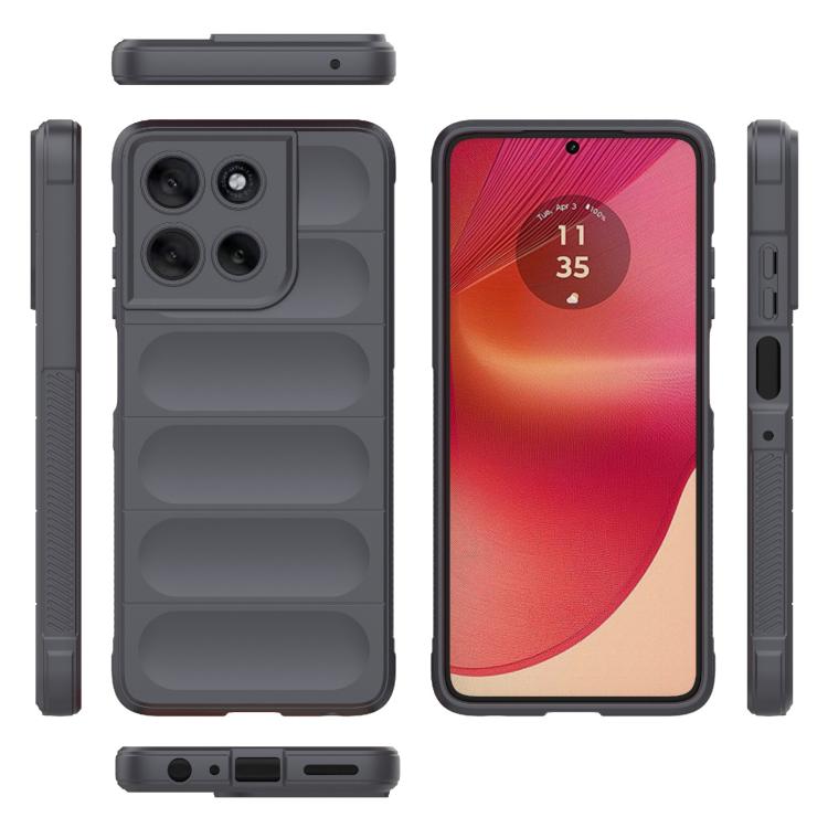 For Motorola Moto G56 5G Magic Shield TPU + Flannel Phone Case