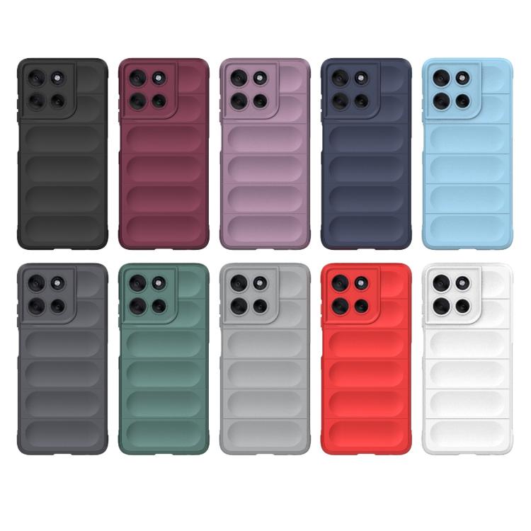 For Motorola Moto G56 5G Magic Shield TPU + Flannel Phone Case