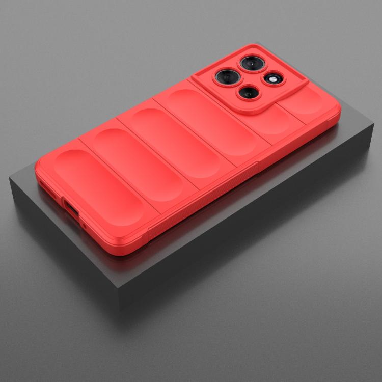 For Motorola Moto G86 5G Magic Shield TPU + Flannel Phone Case