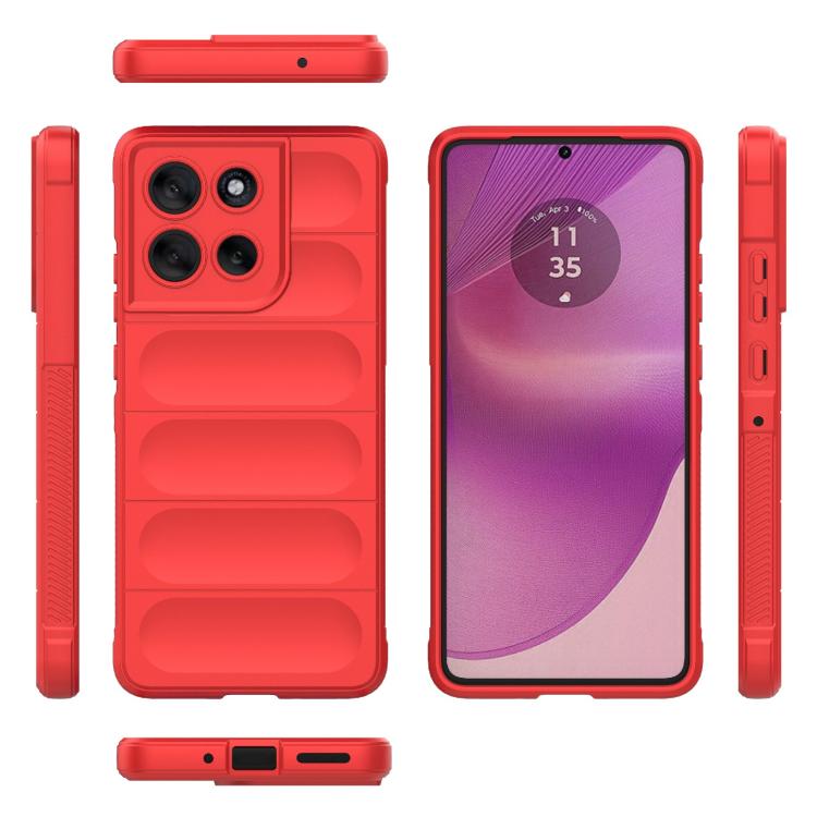 For Motorola Moto G86 5G Magic Shield TPU + Flannel Phone Case