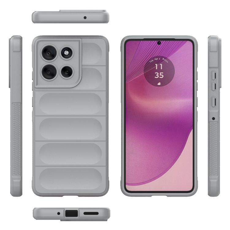 For Motorola Moto G86 5G Magic Shield TPU + Flannel Phone Case