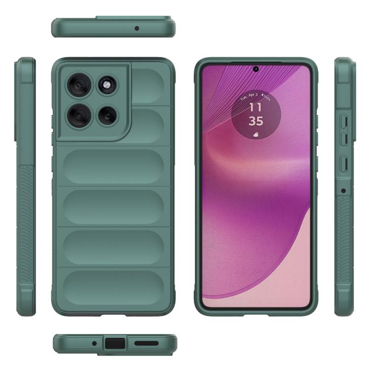 For Motorola Moto G86 5G Magic Shield TPU + Flannel Phone Case