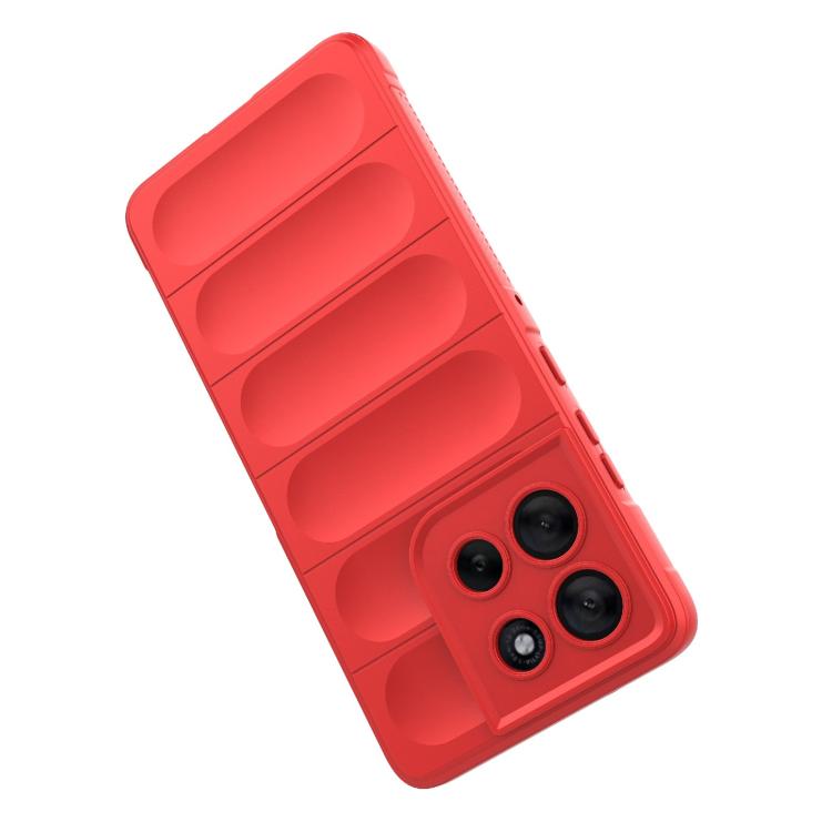 For Motorola Moto G86 5G Magic Shield TPU + Flannel Phone Case