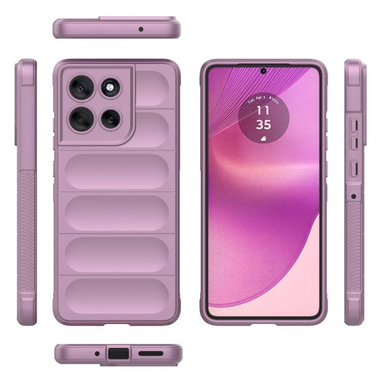 For Motorola Moto G86 5G Magic Shield TPU + Flannel Phone Case
