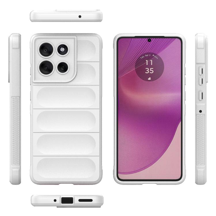 For Motorola Moto G86 5G Magic Shield TPU + Flannel Phone Case