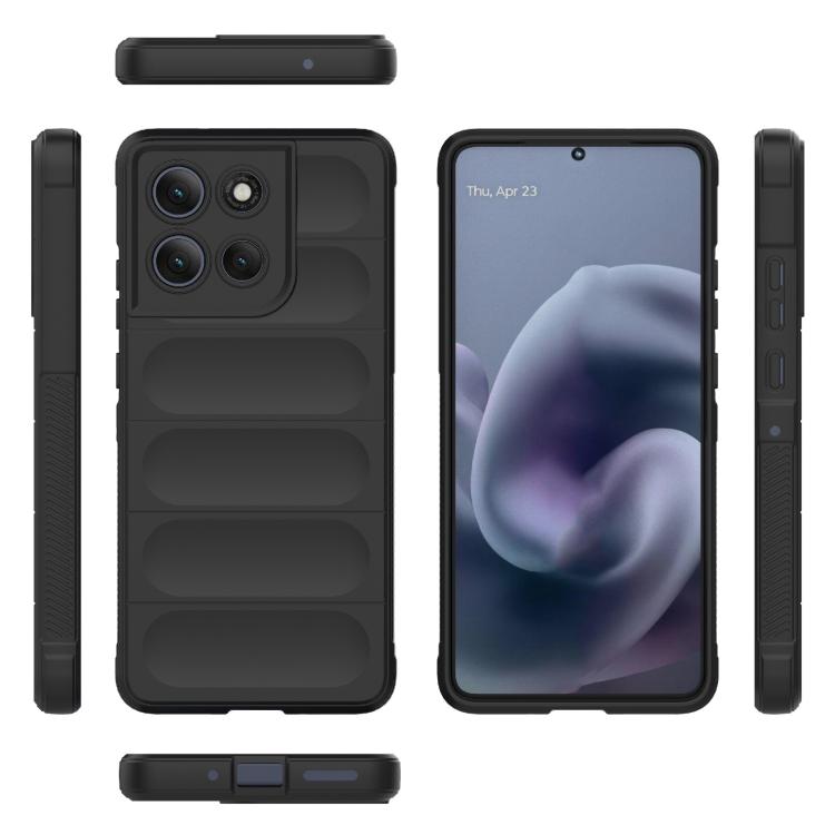 For Motorola Moto G86 Power Magic Shield TPU + Flannel Phone Case