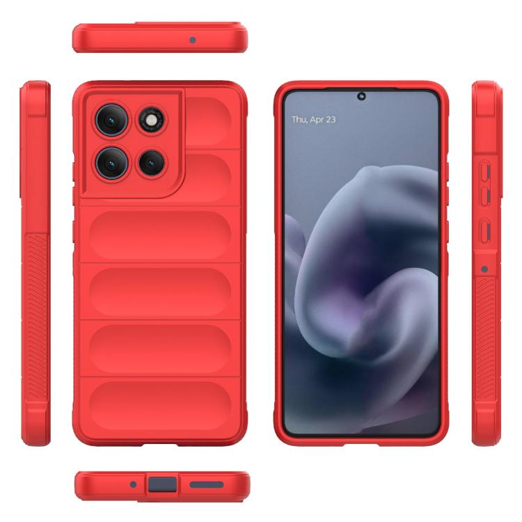 For Motorola Moto G86 Power Magic Shield TPU + Flannel Phone Case
