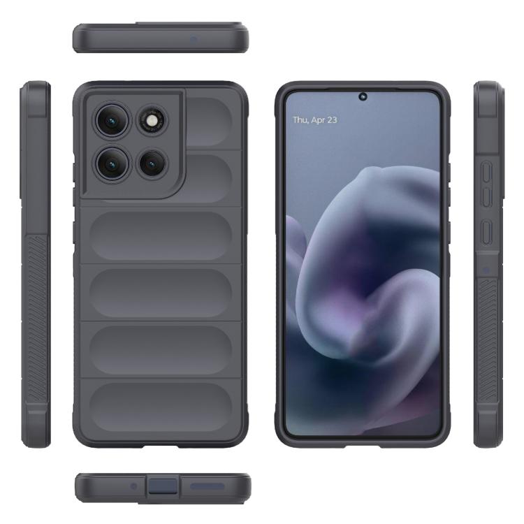 For Motorola Moto G86 Power Magic Shield TPU + Flannel Phone Case