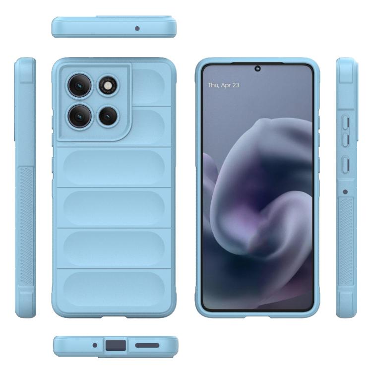 For Motorola Moto G86 Power Magic Shield TPU + Flannel Phone Case