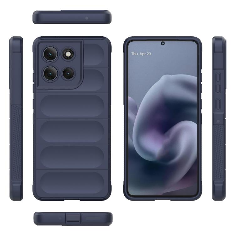 For Motorola Moto G86 Power Magic Shield TPU + Flannel Phone Case