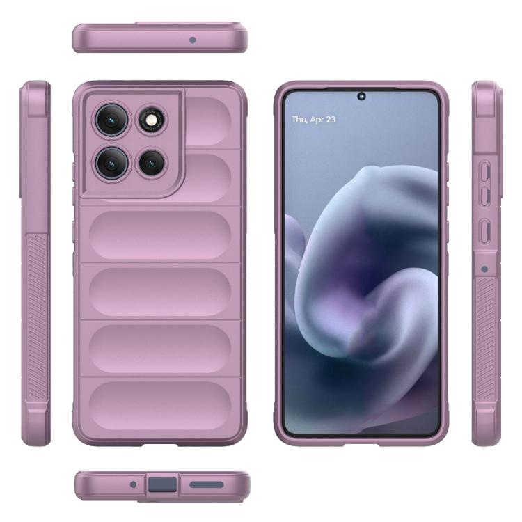 For Motorola Moto G86 Power Magic Shield TPU + Flannel Phone Case