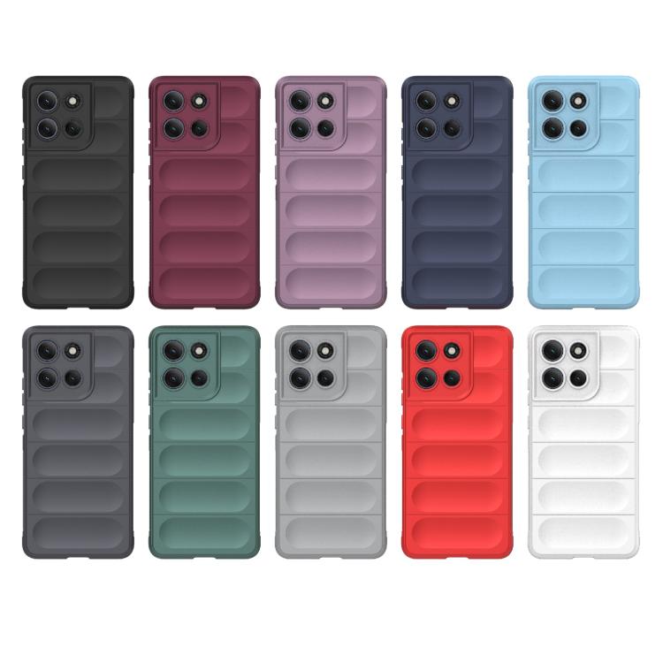 For Motorola Moto G86 Power Magic Shield TPU + Flannel Phone Case