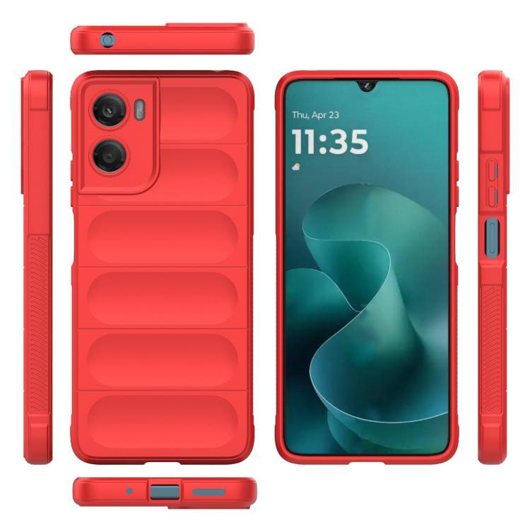 For Motorola Moto G06 4G Global Magic Shield TPU + Flannel Phone Case