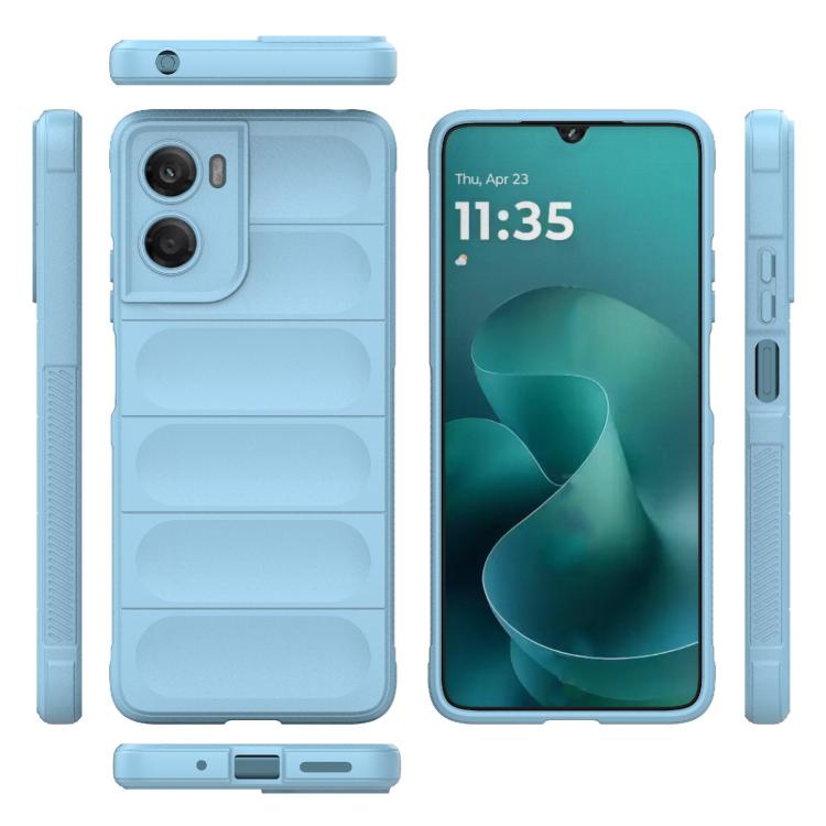 For Motorola Moto G06 4G Global Magic Shield TPU + Flannel Phone Case