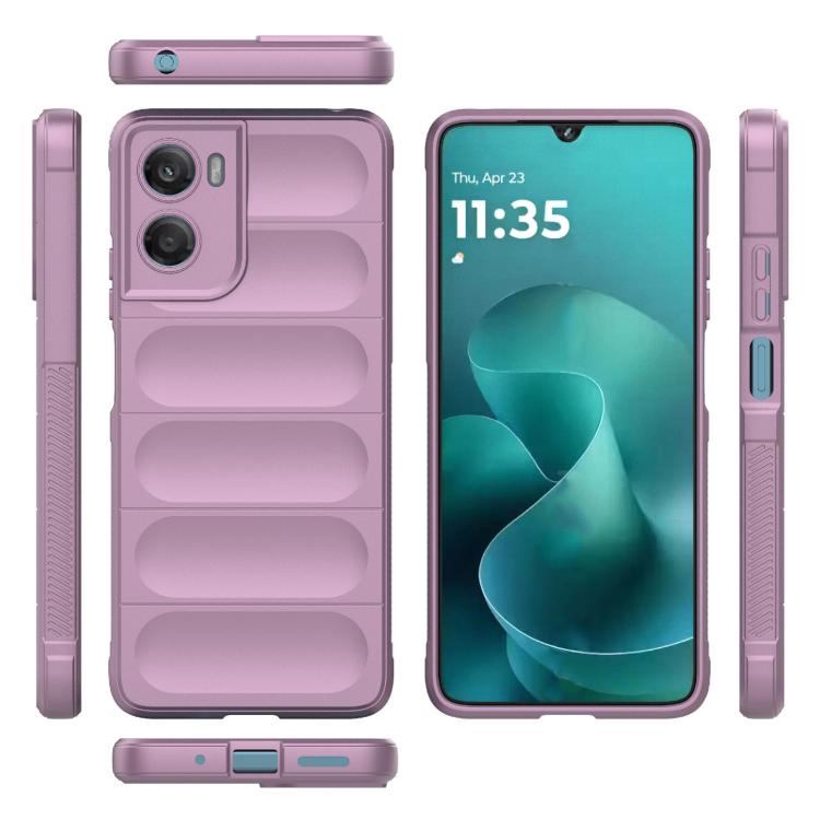 For Motorola Moto G06 4G Global Magic Shield TPU + Flannel Phone Case