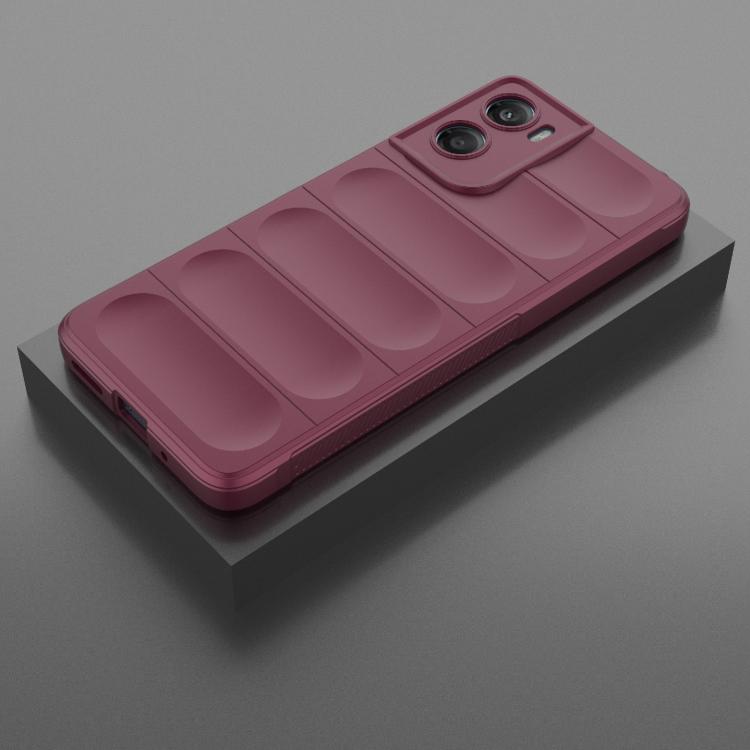 For Motorola Moto G06 4G Global Magic Shield TPU + Flannel Phone Case