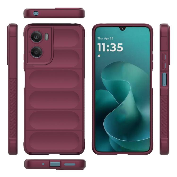 For Motorola Moto G06 4G Global Magic Shield TPU + Flannel Phone Case