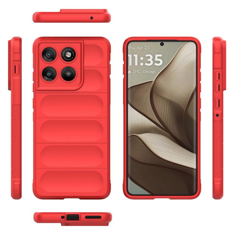 For Motorola Edge 70 5G Global Magic Shield TPU + Flannel Phone Case