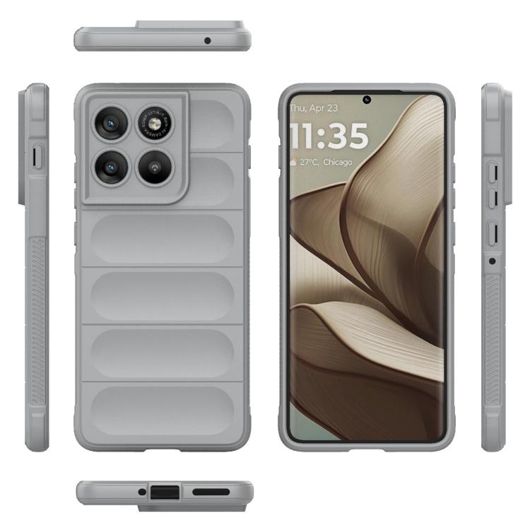For Motorola Edge 70 5G Global Magic Shield TPU + Flannel Phone Case