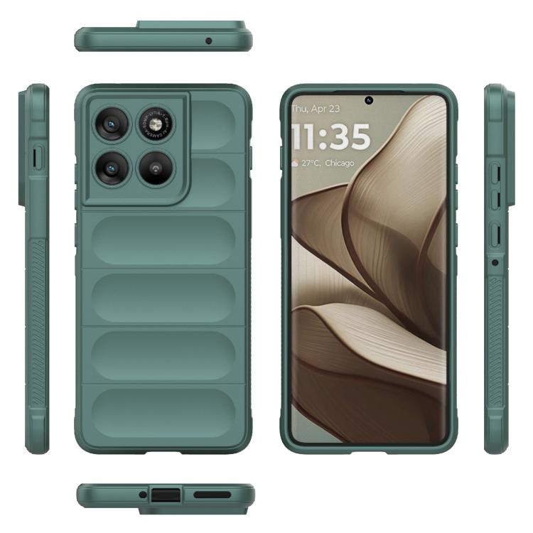 For Motorola Edge 70 5G Global Magic Shield TPU + Flannel Phone Case