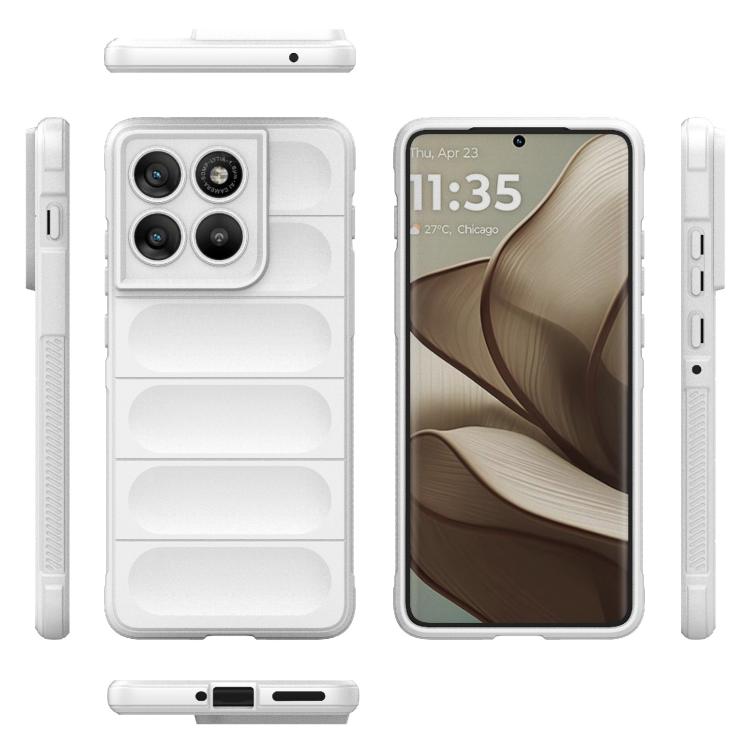 For Motorola Edge 70 5G Global Magic Shield TPU + Flannel Phone Case