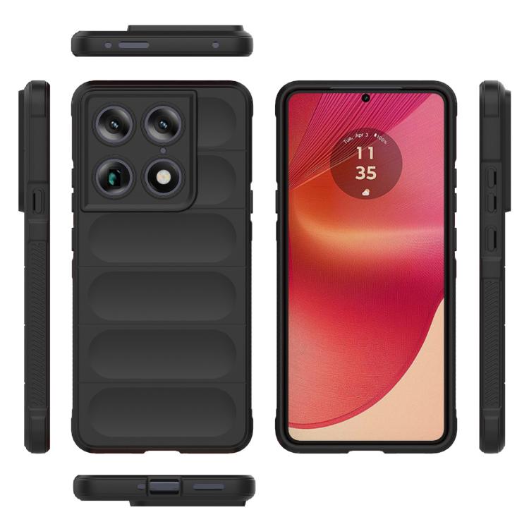 For Motorola Signature 5G Global Magic Shield TPU + Flannel Phone Case