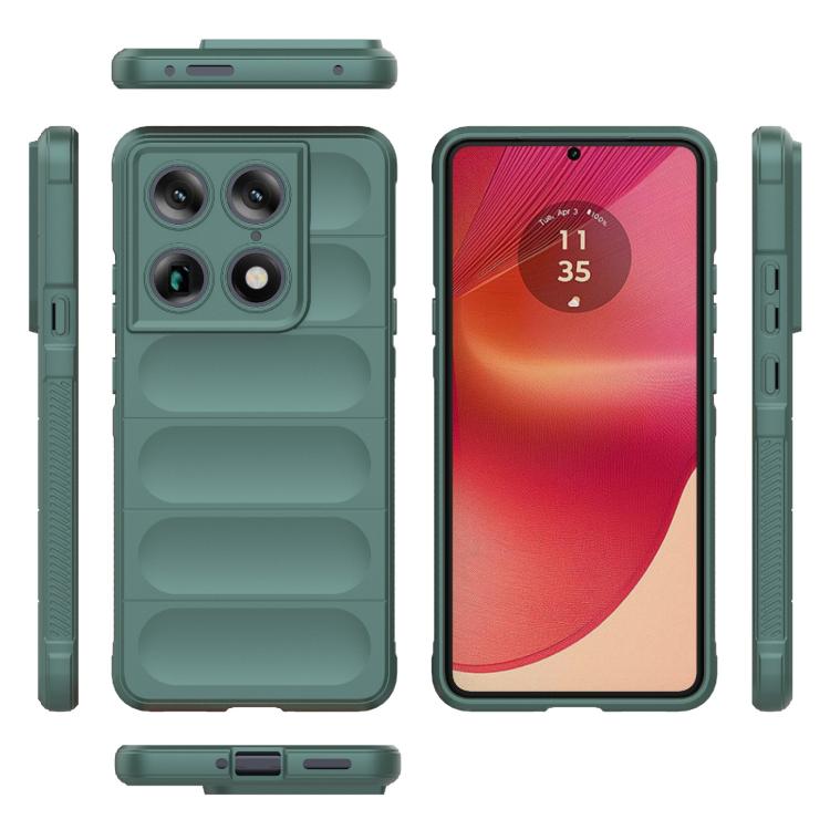 For Motorola Signature 5G Global Magic Shield TPU + Flannel Phone Case