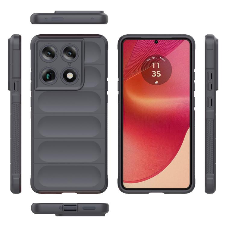 For Motorola Signature 5G Global Magic Shield TPU + Flannel Phone Case