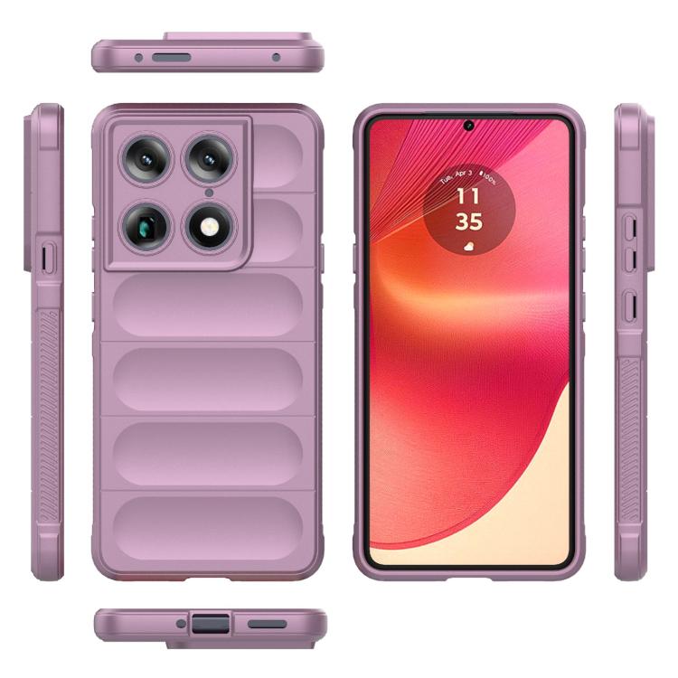For Motorola Signature 5G Global Magic Shield TPU + Flannel Phone Case