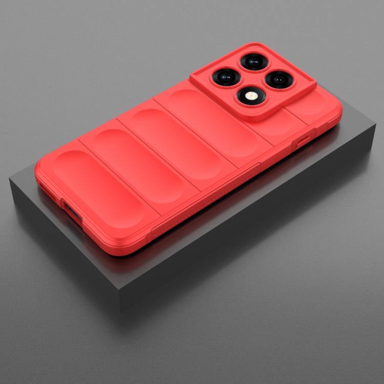 For Motorola Edge 70 Pro 5G Global Magic Shield TPU + Flannel Phone Case