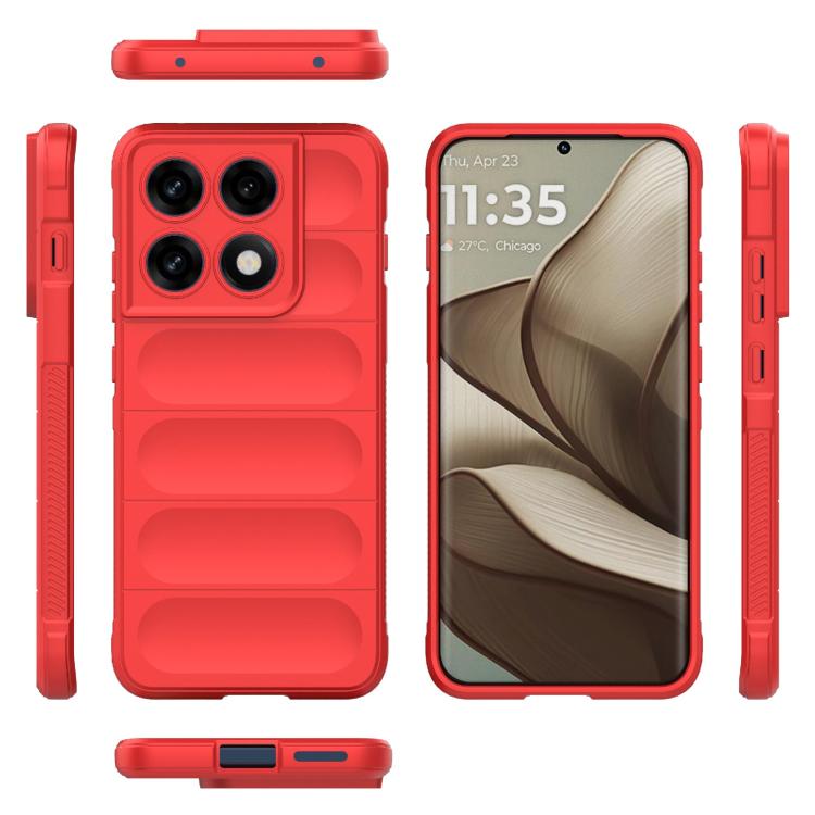 For Motorola Edge 70 Pro 5G Global Magic Shield TPU + Flannel Phone Case