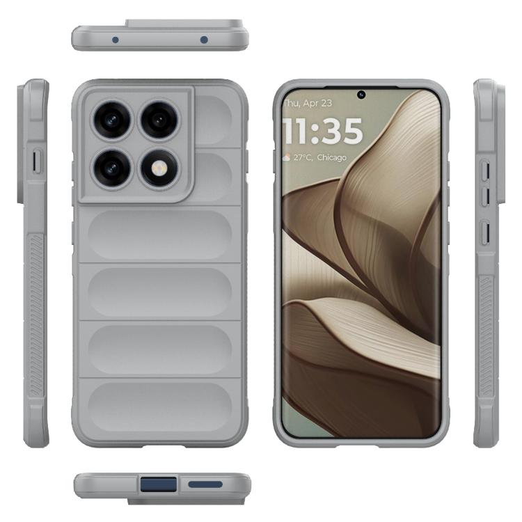 For Motorola Edge 70 Pro 5G Global Magic Shield TPU + Flannel Phone Case