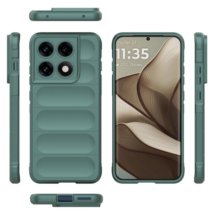 For Motorola Edge 70 Pro 5G Global Magic Shield TPU + Flannel Phone Case