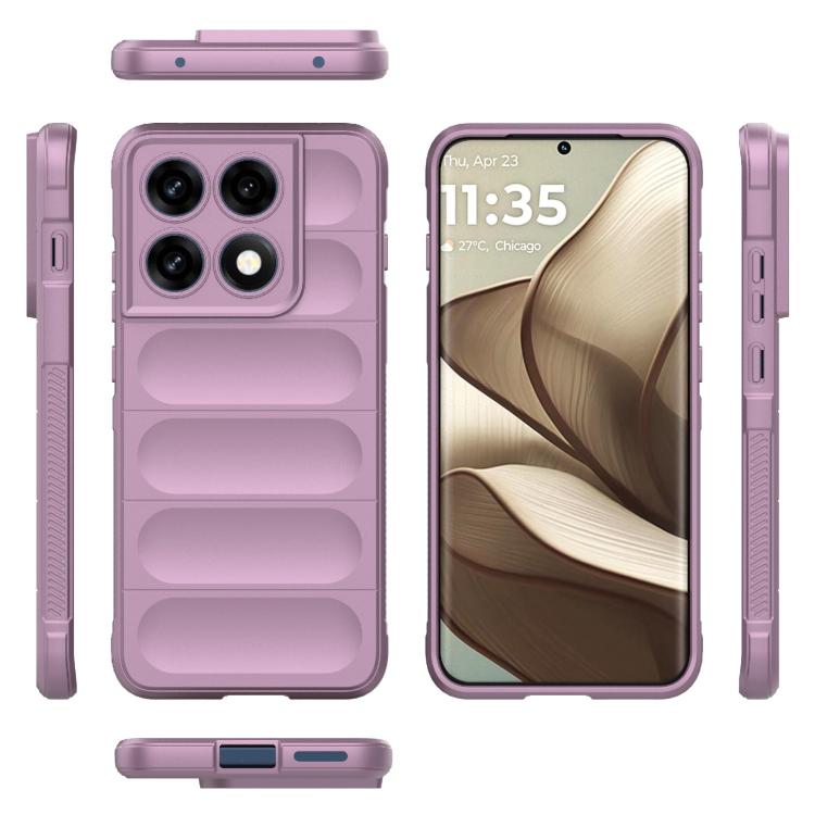 For Motorola Edge 70 Pro 5G Global Magic Shield TPU + Flannel Phone Case