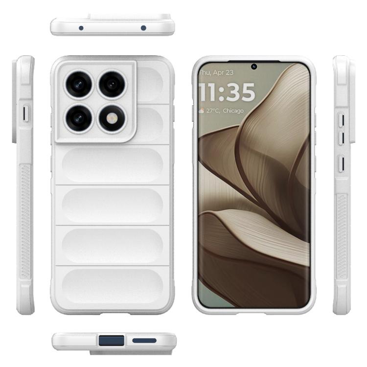 For Motorola Edge 70 Pro 5G Global Magic Shield TPU + Flannel Phone Case