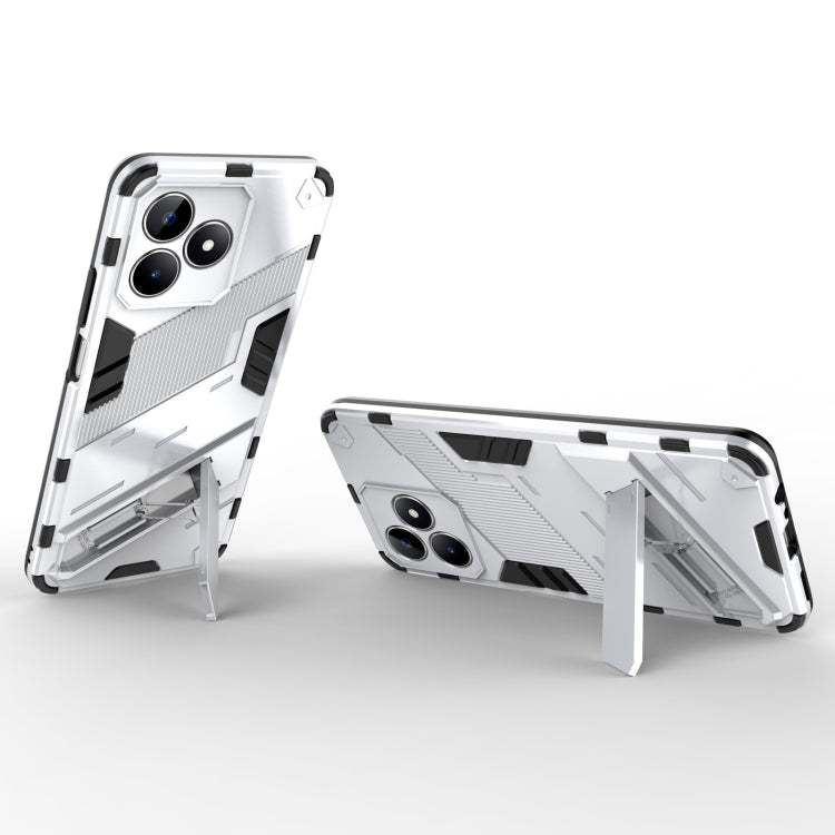 For Realme C53 4G Punk Armor 2 in 1 PC + TPU Phone Case with Holder