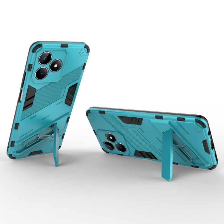 For Realme C53 4G Punk Armor 2 in 1 PC + TPU Phone Case with Holder