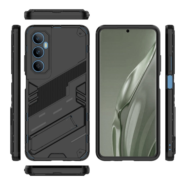 For Realme C65 4G Global Punk Armor 2 in 1 PC + TPU Phone Case with Holder