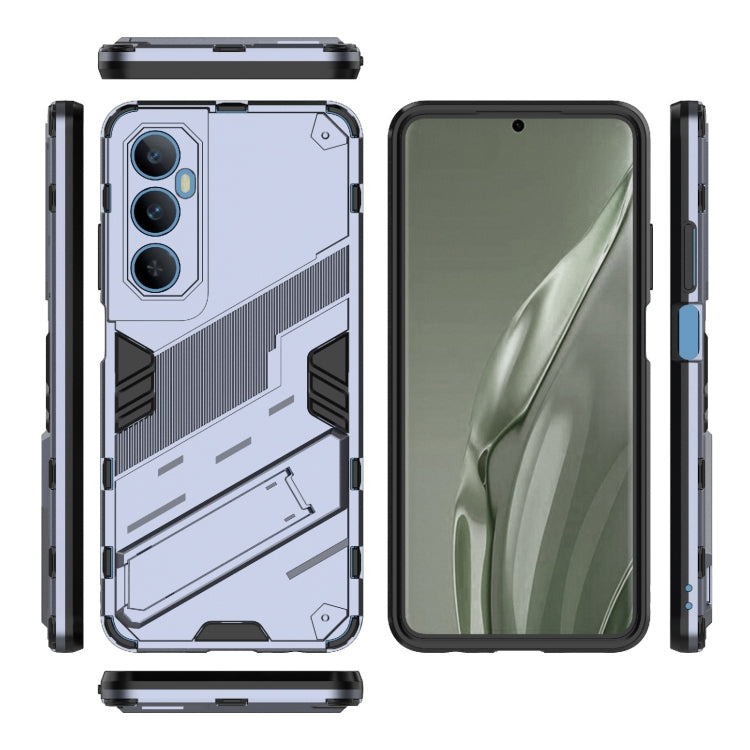 For Realme C65 4G Global Punk Armor 2 in 1 PC + TPU Phone Case with Holder