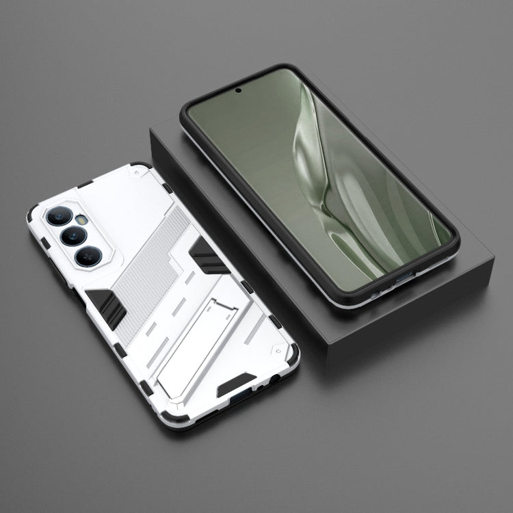 For Realme C65 4G Global Punk Armor 2 in 1 PC + TPU Phone Case with Holder