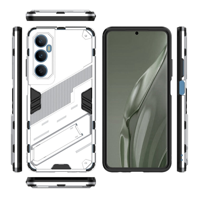 For Realme C65 4G Global Punk Armor 2 in 1 PC + TPU Phone Case with Holder