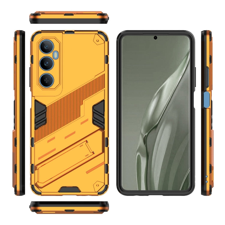 For Realme C65 4G Global Punk Armor 2 in 1 PC + TPU Phone Case with Holder