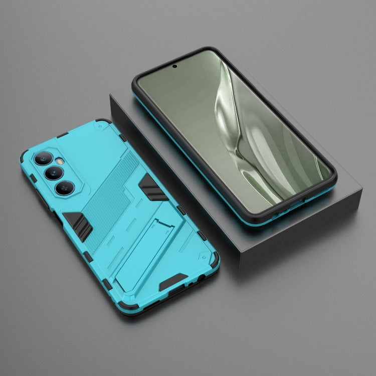For Realme C65 4G Global Punk Armor 2 in 1 PC + TPU Phone Case with Holder
