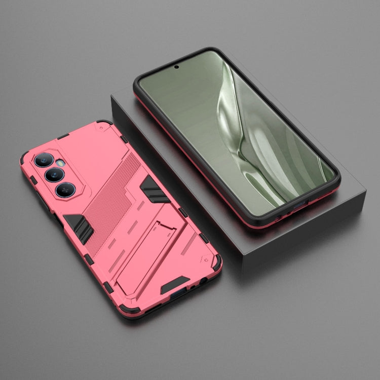 For Realme C65 4G Global Punk Armor 2 in 1 PC + TPU Phone Case with Holder