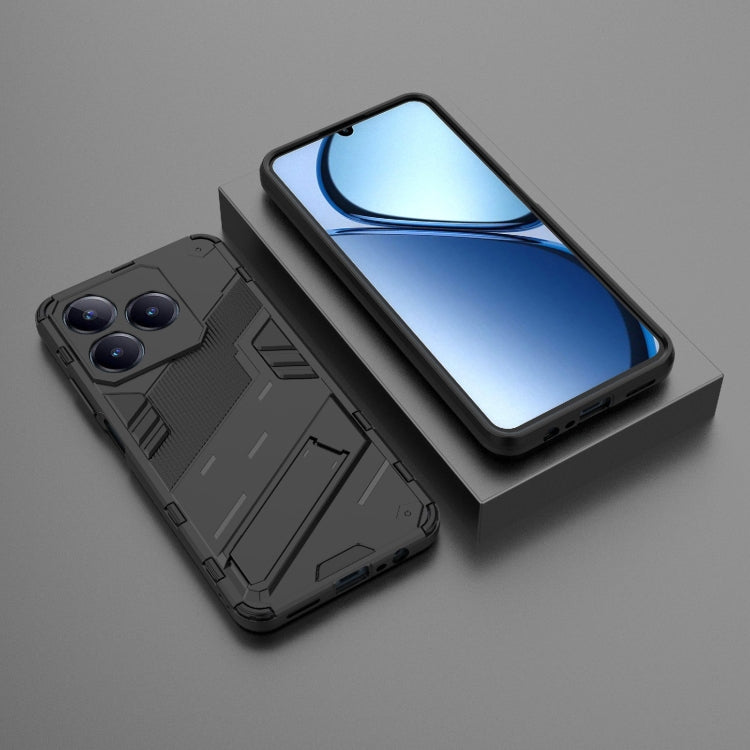 For Realme C63 4G Global Punk Armor 2 in 1 PC + TPU Phone Case with Holder