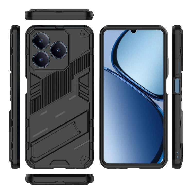 For Realme C63 4G Global Punk Armor 2 in 1 PC + TPU Phone Case with Holder