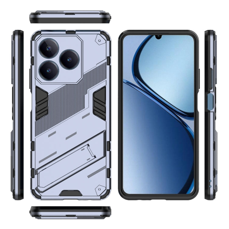 For Realme C63 4G Global Punk Armor 2 in 1 PC + TPU Phone Case with Holder