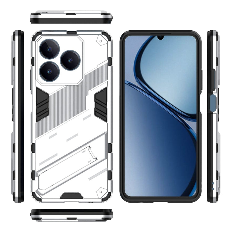 For Realme C63 4G Global Punk Armor 2 in 1 PC + TPU Phone Case with Holder