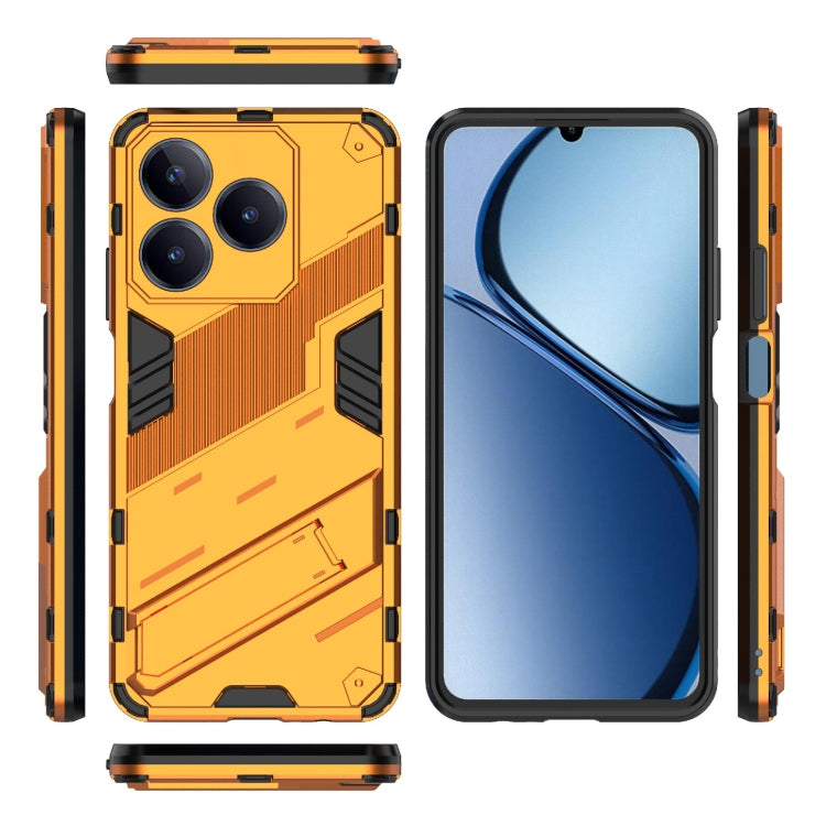 For Realme C63 4G Global Punk Armor 2 in 1 PC + TPU Phone Case with Holder